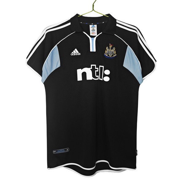 Newcastle United Bortatröja Retro 2000-2001 Kortärmad Fotbollskläder