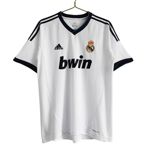 Real Madrid Hemmatröja Retro 2012-2013 Kortärmad fotbollströjor för män