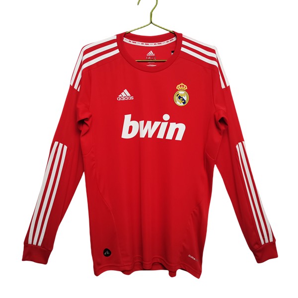 Real Madrid Tredjetröja Retro 2011-2012 Långärmad fotbollströjor för män