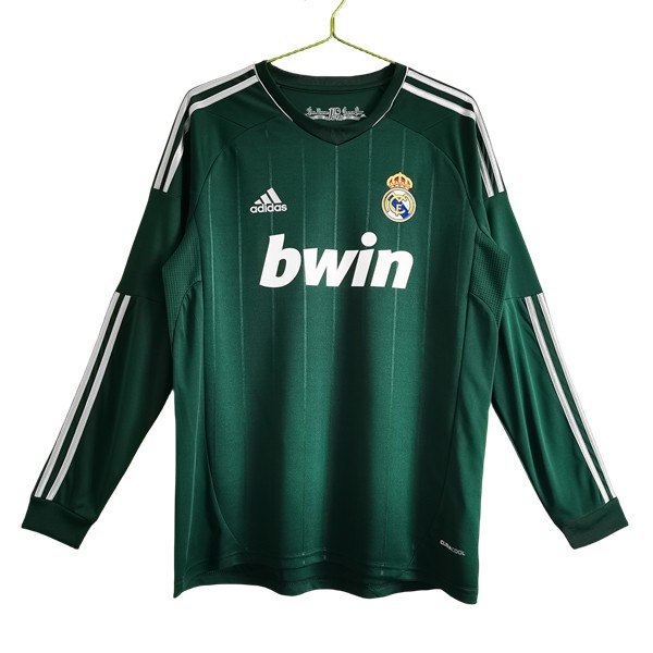 Real Madrid Tredjetröja Retro 2012-2013 Långärmad fotbollströjor för män