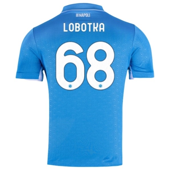 SSC Napoli Hemmatröja 2024/25 Kortärmad Stanislav Lobotka 68