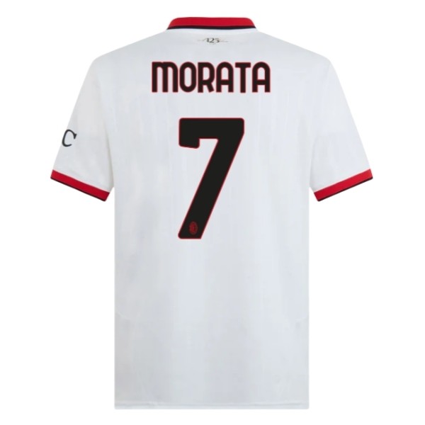 Billiga Fotbollströjor AC Milan Bortatröja 2024/25 Kortärmad Álvaro Morata 7