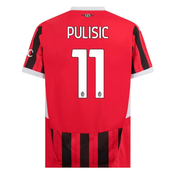 Billiga Fotbollströjor AC Milan Hemmatröja 2024/25 Kortärmad Christian Pulisic 11