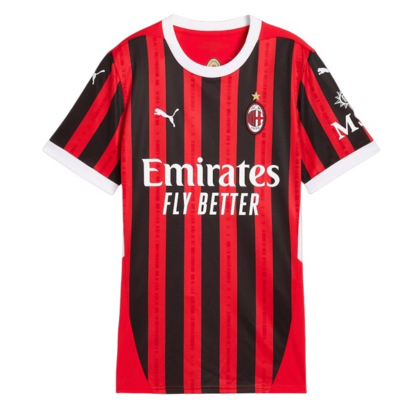 Billiga Fotbollströjor Dam AC Milan Hemmatröja 2024/25 Kortärmad