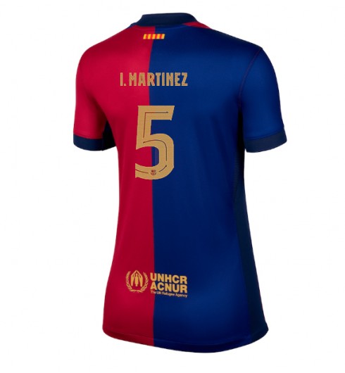 Billiga Fotbollströjor Dam FC Barcelona Hemmatröja 2024/25 Kortärmad Inigo Martinez 5