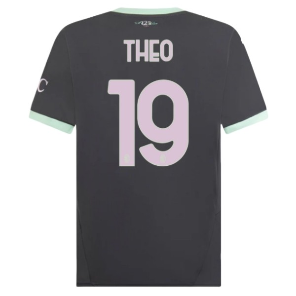 Billiga Fotbollströjor Herr AC Milan Tredjetröja 2024/25 Kortärmad Theo Hernandez 19