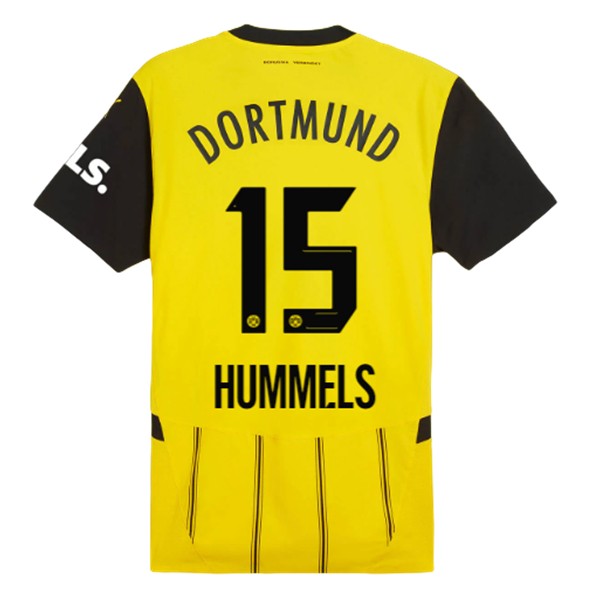 Billiga Fotbollströjor Herr BVB Borussia Dortmund Hemmatröja 2024/25 Kortärmad Mats Hummels 15