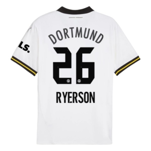 Billiga Fotbollströjor Herr BVB Borussia Dortmund Tredjetröja 2024/25 Kortärmad Julian Ryerson 26