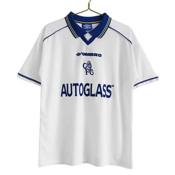 Billiga Fotbollströjor Herr Chelsea Bortatröja Retro1998-1900 Kortärmad