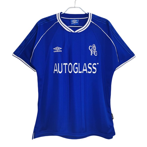 Billiga Fotbollströjor Herr Chelsea Hemmatröja Retro 1999-2001 Kortärmad