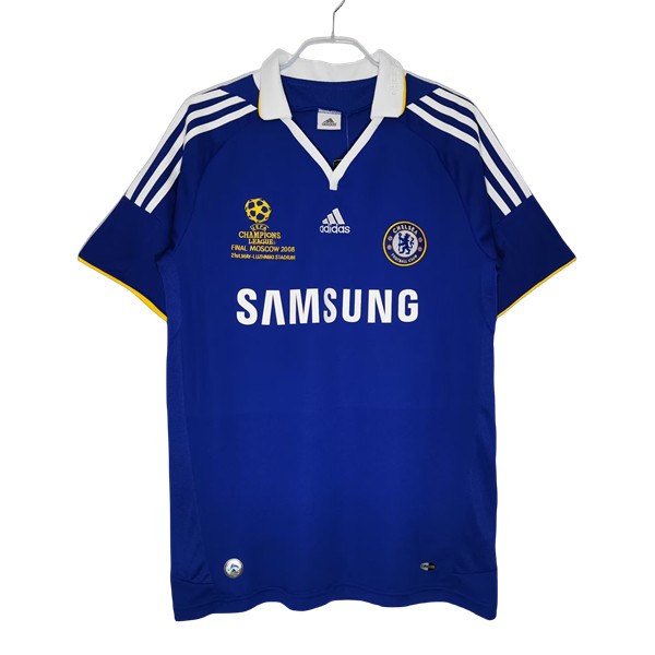 Billiga Fotbollströjor Herr Chelsea Hemmatröja Retro 2008-2009 Kortärmad