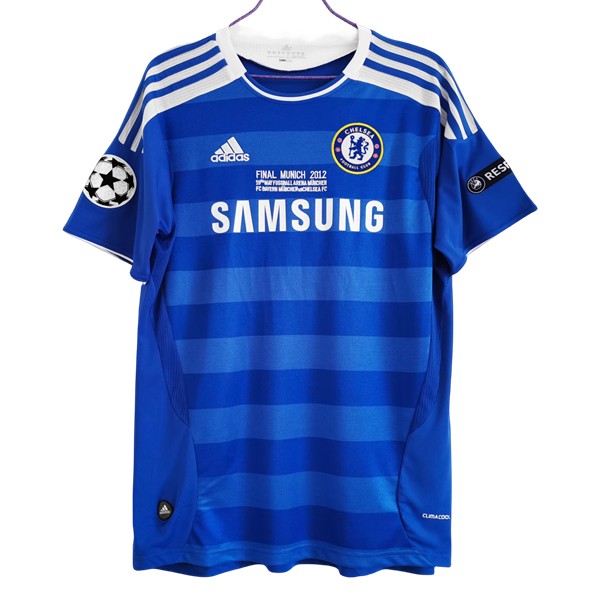 Billiga Fotbollströjor Herr Chelsea Hemmatröja Retro 2011-2012 Kortärmad