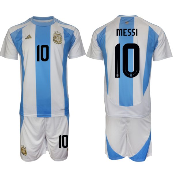 Matchtröjor Fotboll Argentina Landslag Hemmaställ 2024-25 Shop Sverige Lionel Messi 10