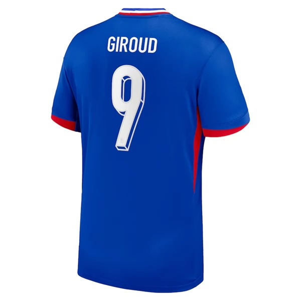 Matchtröjor Fotboll Frankrike Hemmaställ EM 2024 Matchställ Giroud 9