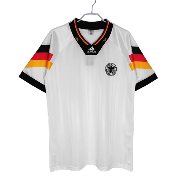 Matchtröjor Fotboll Tyskland Hemmaställ Retro Fotbollströjor 1992