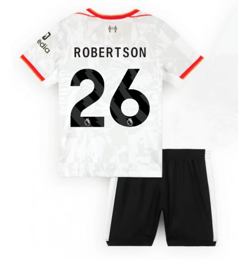 Köpa Billiga Fotbollströjor Barn Liverpool Tredjetröja 2024/25 Fotbollströja Set Andrew Robertson 26