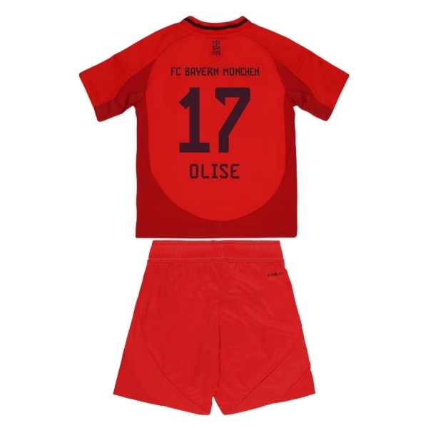 Billiga Fotbollströjor Barn FC Bayern München Hemmatröja 2024/25 Kortärmad shorts Michael Olise 17