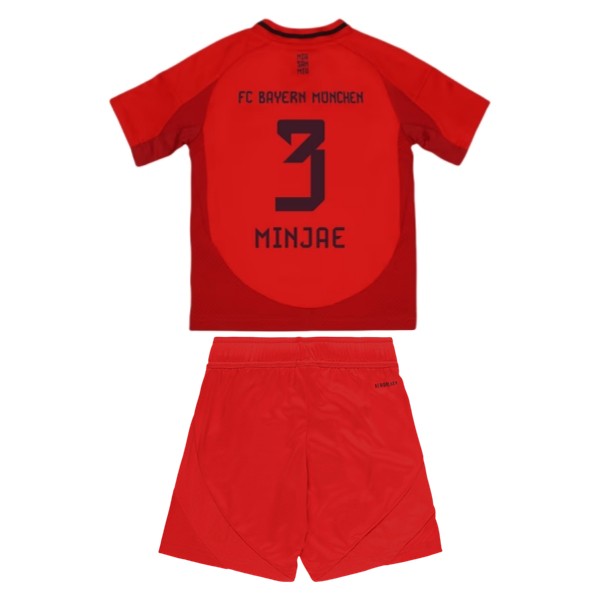 Billiga Fotbollströjor Barn FC Bayern München Hemmatröja 2024/25 Kortärmad shorts Minjae Kim 3