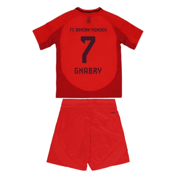 Billiga Fotbollströjor Barn FC Bayern München Hemmatröja 2024/25 Kortärmad shorts Serge Gnabry 7