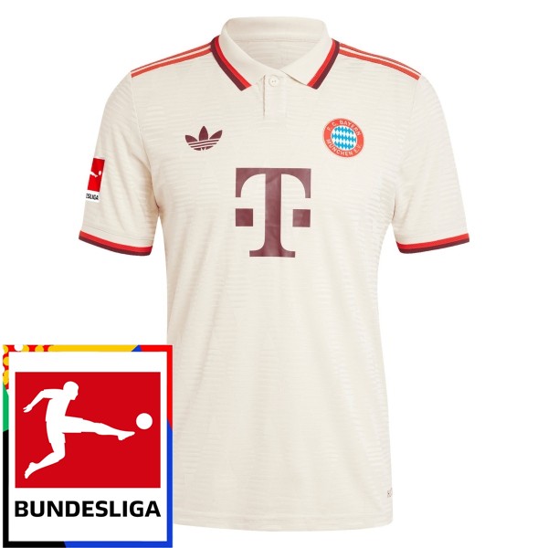 Billiga Fotbollströjor FC Bayern München Tredjetröja 2024/25 Fotbollskläder Kortärmad Patch