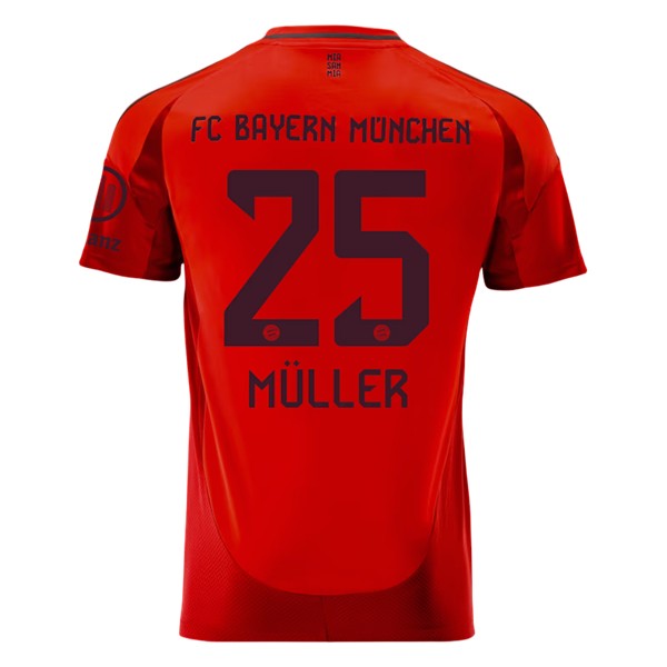 Billiga Fotbollströjor Herr FC Bayern München Hemmatröja 2024/25 Kortärmad Thomas Muller 25