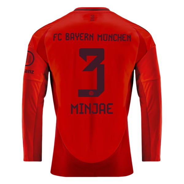 Billiga Fotbollströjor Herr FC Bayern München Hemmatröja 2024/25 Långärmad Minjae Kim 3