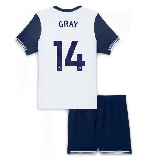 Billiga Fotbollströjor Barn Tottenham Hotspur Hemmatröja 2024/25 Fotbolls Set Archie Gray 14