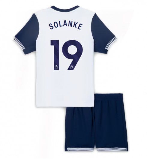 Billiga Fotbollströjor Barn Tottenham Hotspur Hemmatröja 2024/25 Fotbolls Set Dominic Solanke 19