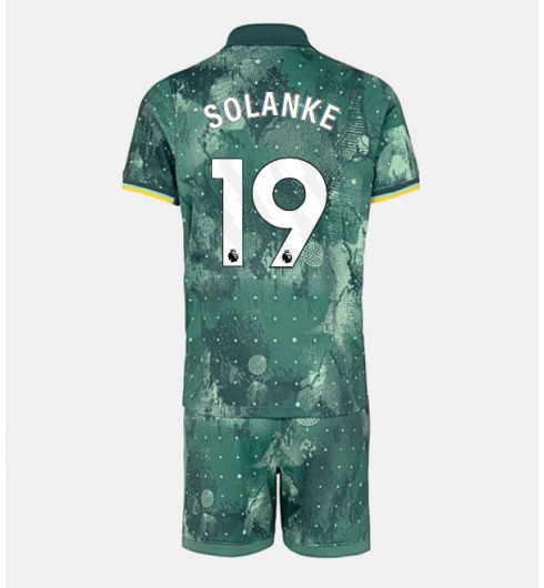 Billiga Fotbollströjor Barn Tottenham Hotspur Tredjetröja 2024/25 Fotbolls Set Dominic Solanke 19