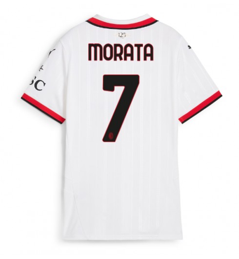 Dam AC Milan Bortatröja 2024/25 Kortärmad med tryck Alvaro Morata 7