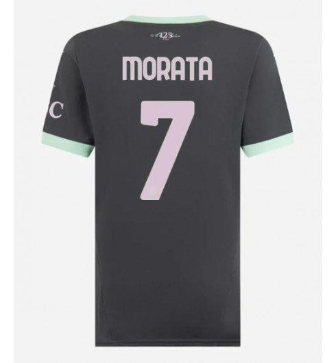 Dam AC Milan Tredjetröja 2024/25 Fotbollströja med namn Alvaro Morata 7