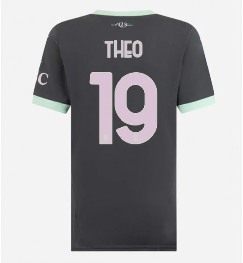 Dam AC Milan Tredjetröja 2024/25 Fotbollströja med namn Theo Hernandez 19