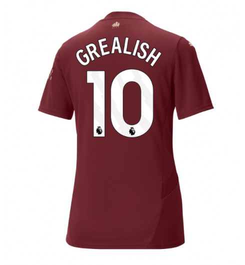 Matchställ Fotboll Dam Manchester City Tredjetröja 2024/25 Kortärmad Jack Grealish 10