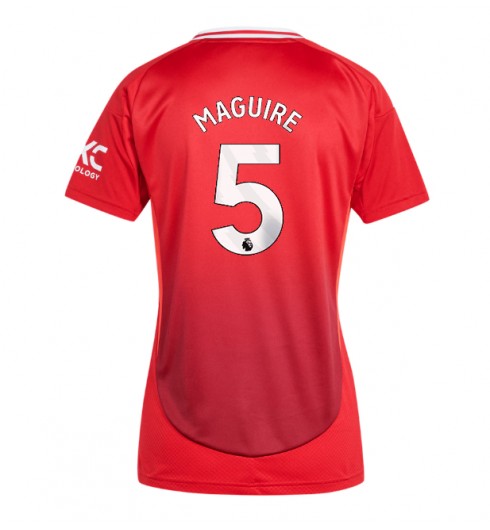 Fotbollskläder Dam Manchester United Hemmatröja 2024/25 Harry Maguire 5