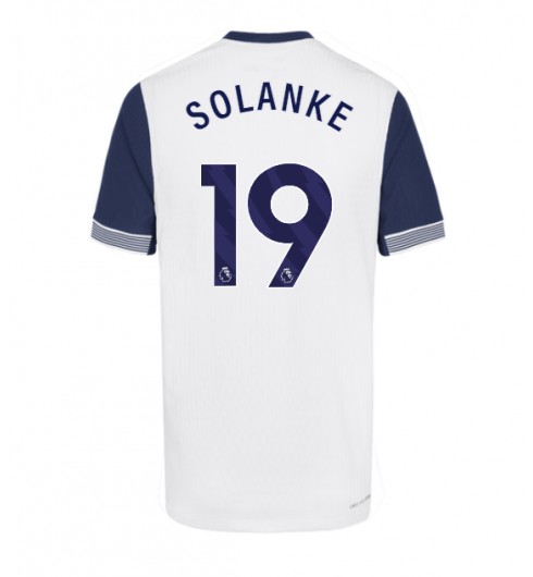 Köpa Billiga Herr Tottenham Hotspur Hemmatröja 2024/25 Dominic Solanke 19 Kortärmad