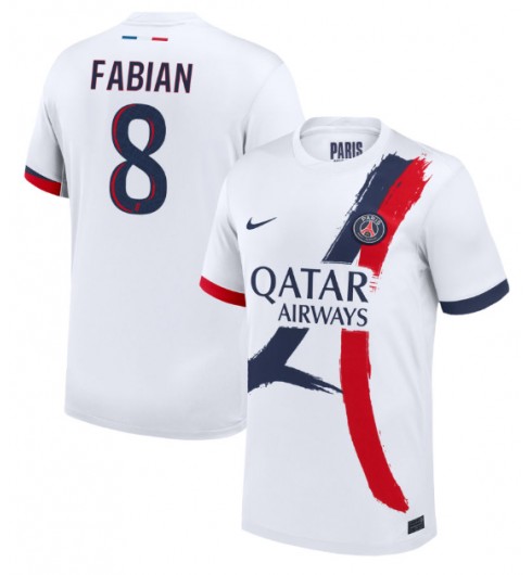 Billiga Fotbollströjor Herr Paris Saint-Germain Bortatröja 2024/25 Fabian Ruiz 8