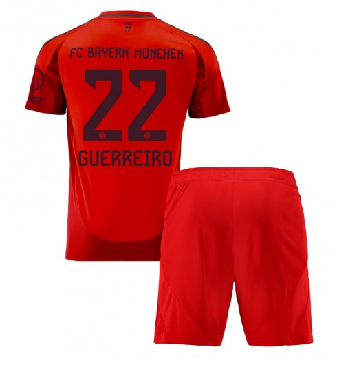 Billiga Fotbollströjor Barn Bayern München Hemmatröja 2024/25 Raphael Guerreiro 22