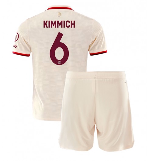 Fotbollskläder Set Barn Bayern München Tredjetröja 2024/25 Joshua Kimmich 6