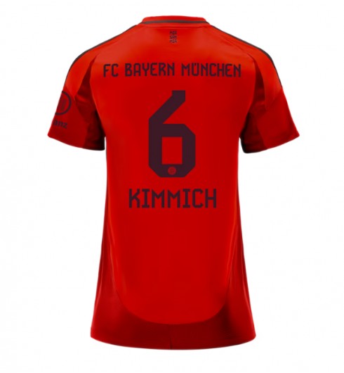 Fotbollskläder Dam Bayern München Hemmatröja 2024/25 med tryck Joshua Kimmich 6