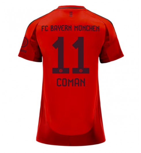 Fotbollskläder Dam Bayern München Hemmatröja 2024/25 med tryck Kingsley Coman 11