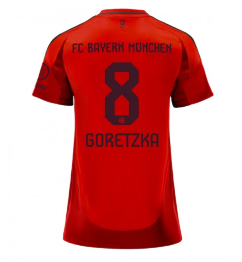 Fotbollskläder Dam Bayern München Hemmatröja 2024/25 med tryck Leon Goretzka 8