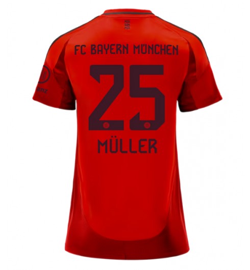 Fotbollskläder Dam Bayern München Hemmatröja 2024/25 med tryck Thomas Muller 25